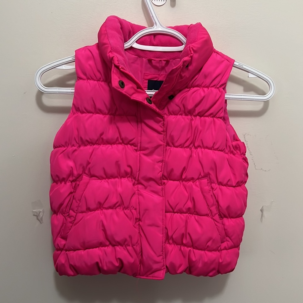 Gap Girls Kids Puffy Puffer Guilted Vest size Small